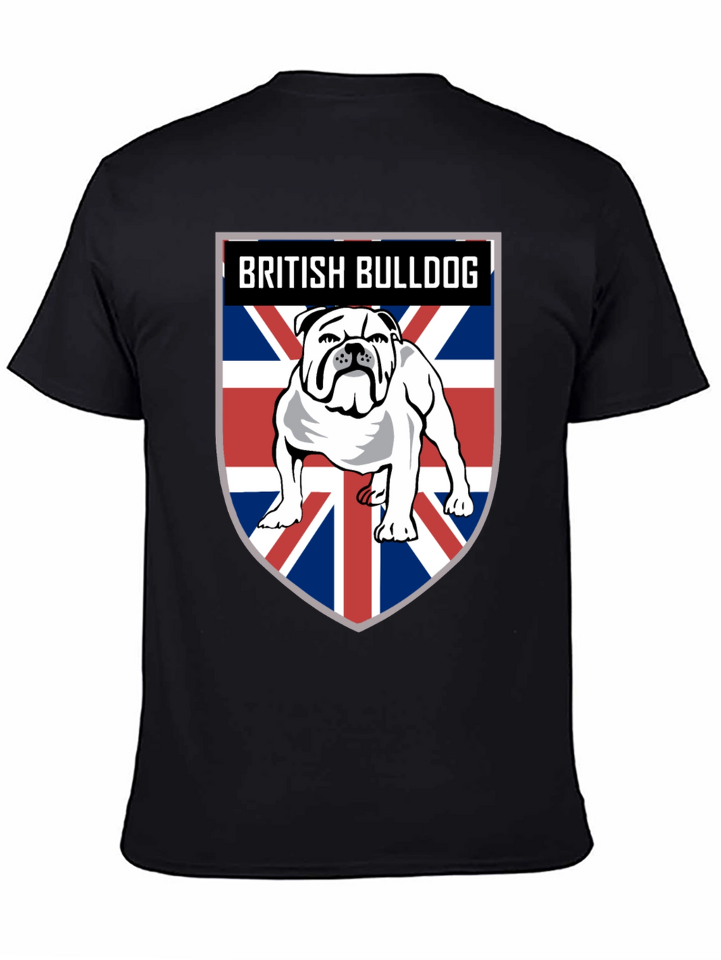 British Bulldog Union Jack Mens T-Shirt