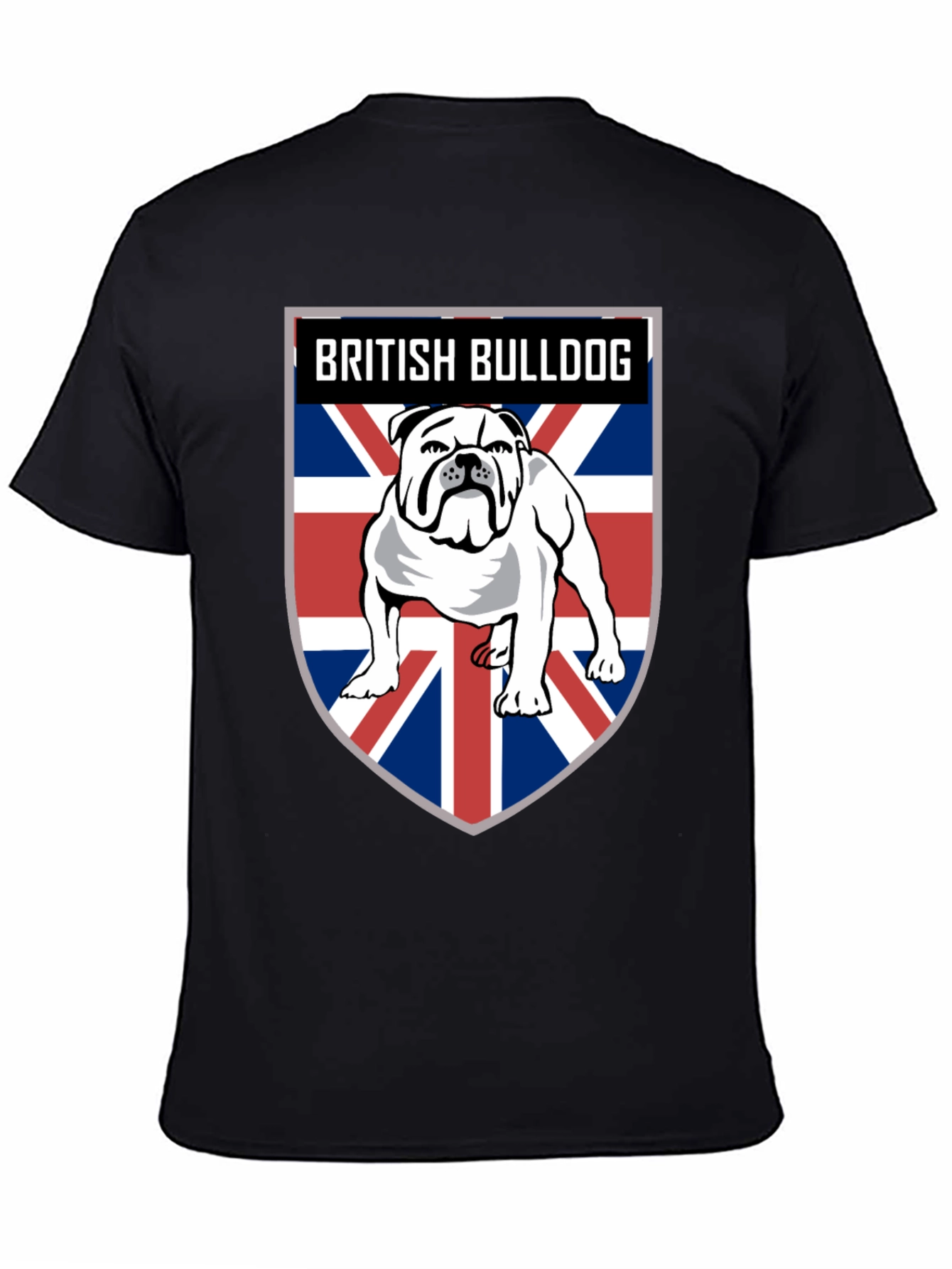 British Bulldog Union Jack Mens T-Shirt
