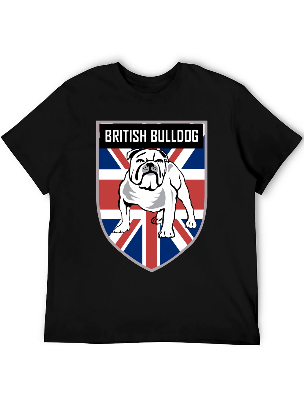 British Bulldog Union Jack Mens T-Shirt