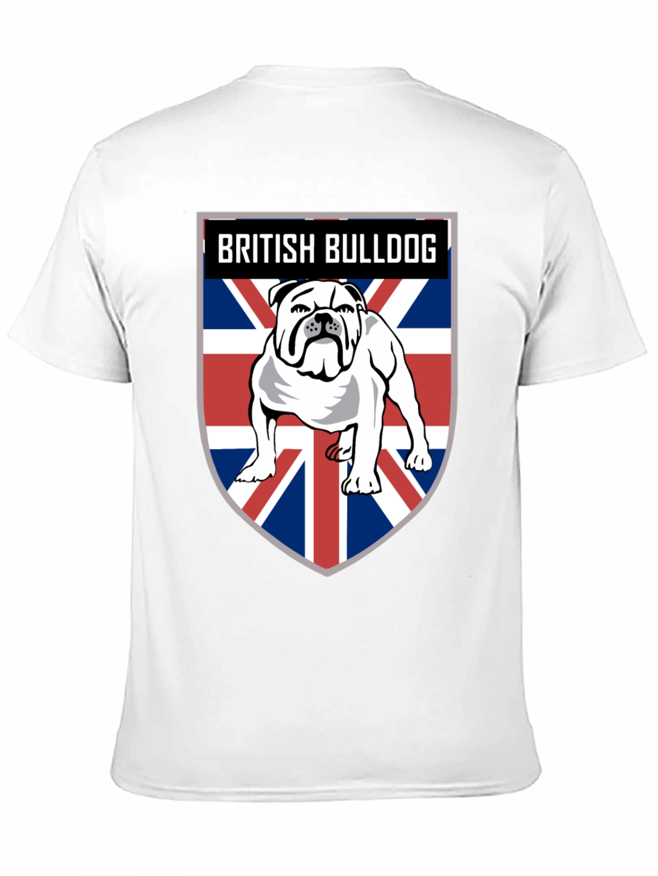 British Bulldog Union Jack Mens T-Shirt