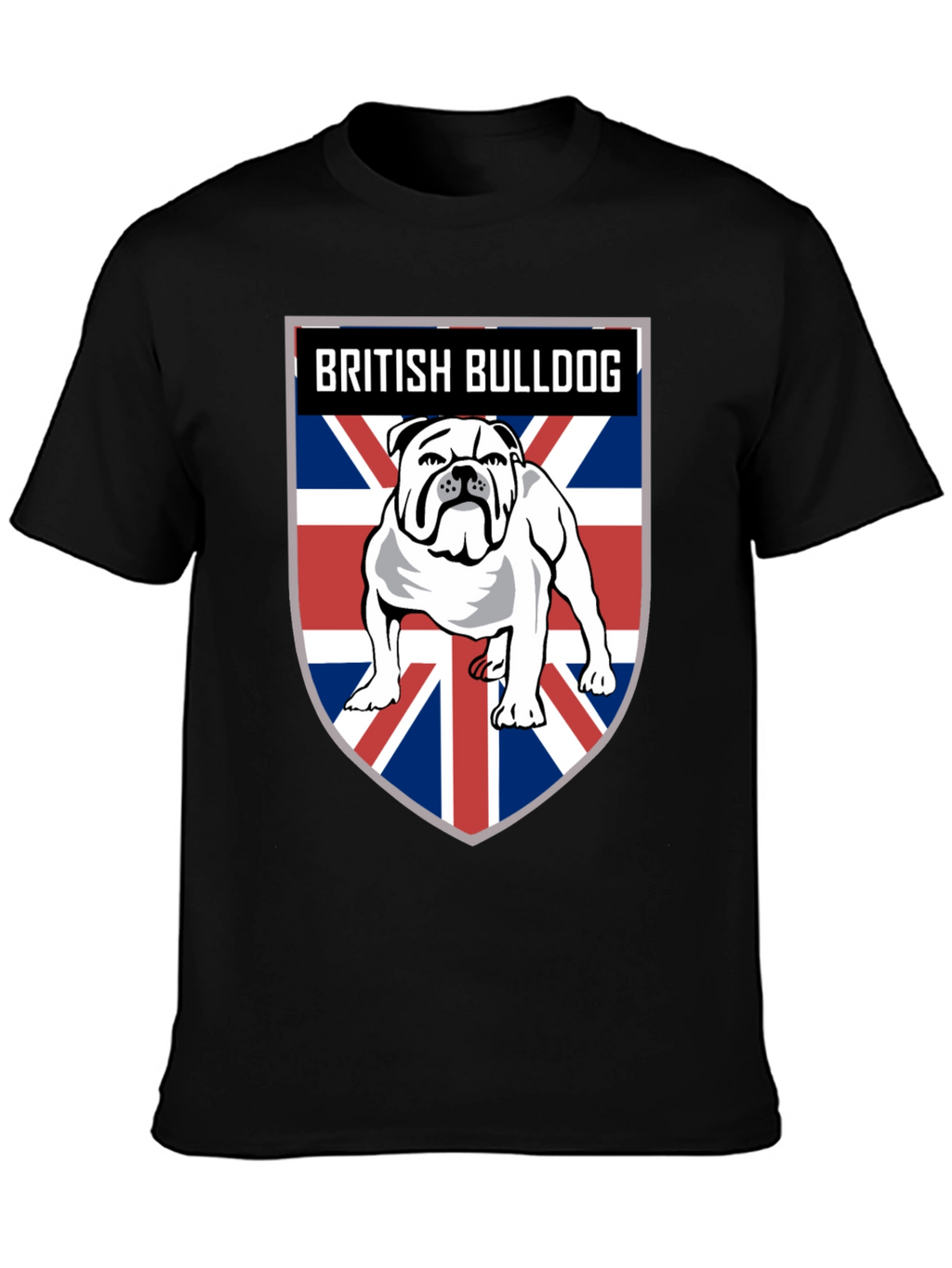 British Bulldog Union Jack Mens T-Shirt