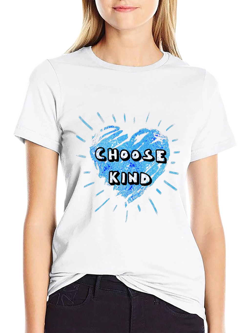 Choose Kind Graphic Tee - Kindness Heart T-Shirt