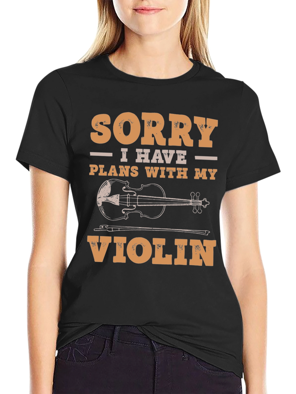 Sorry I Have Plans With My Violin T-Shirt