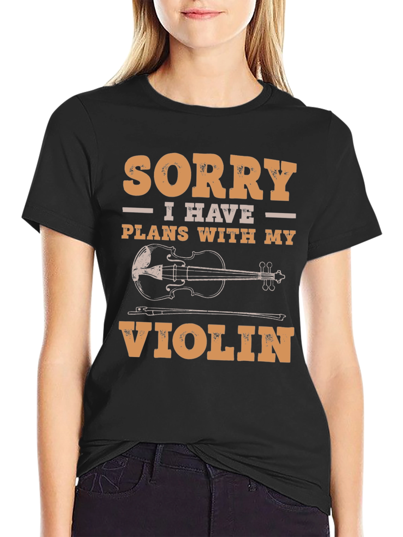 Sorry I Have Plans With My Violin T-Shirt