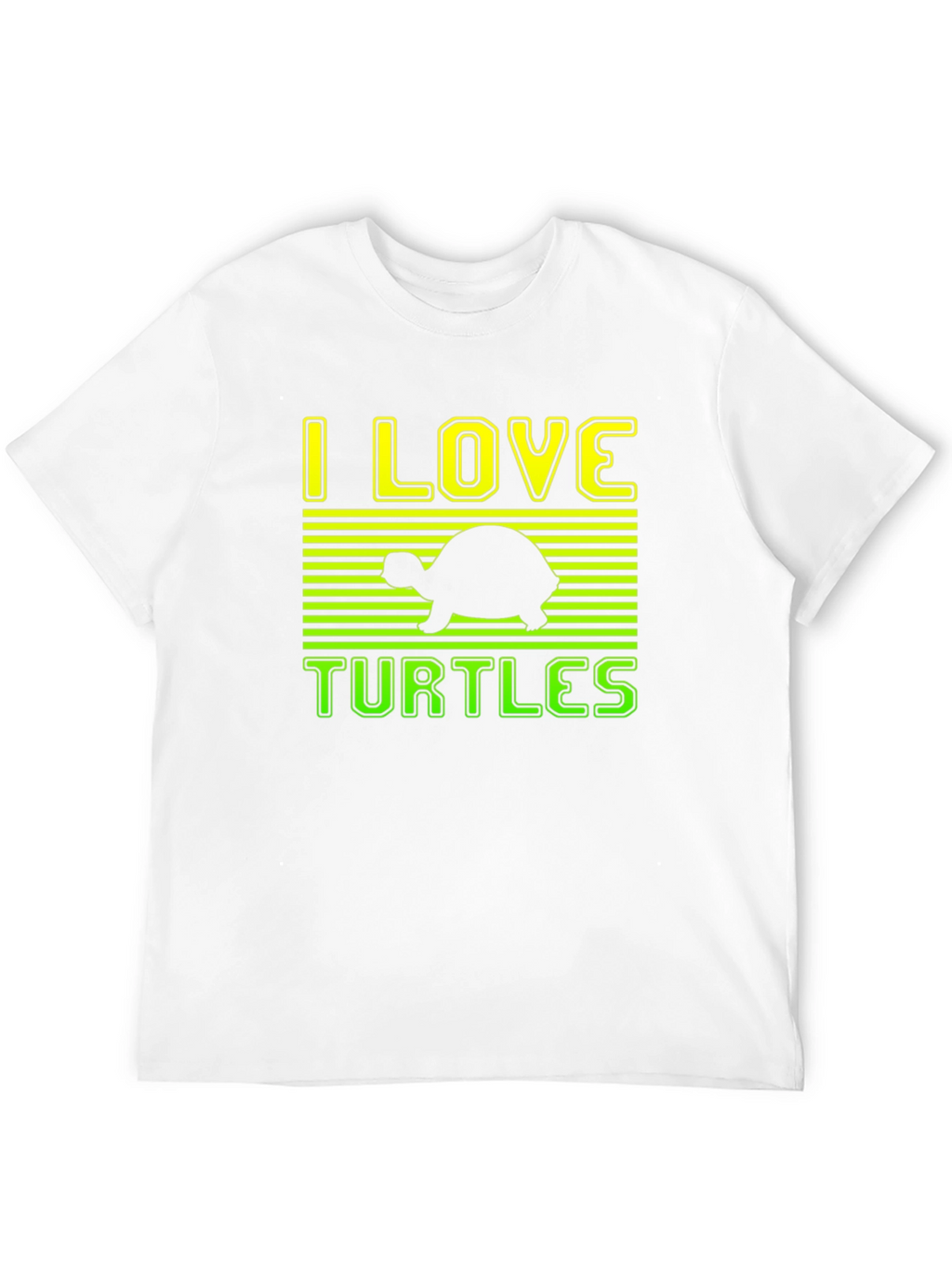 I Love Turtles Graphic Tee - Soft Cotton Blend