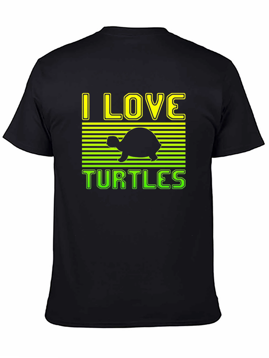 I Love Turtles Graphic Tee - Soft Cotton Blend