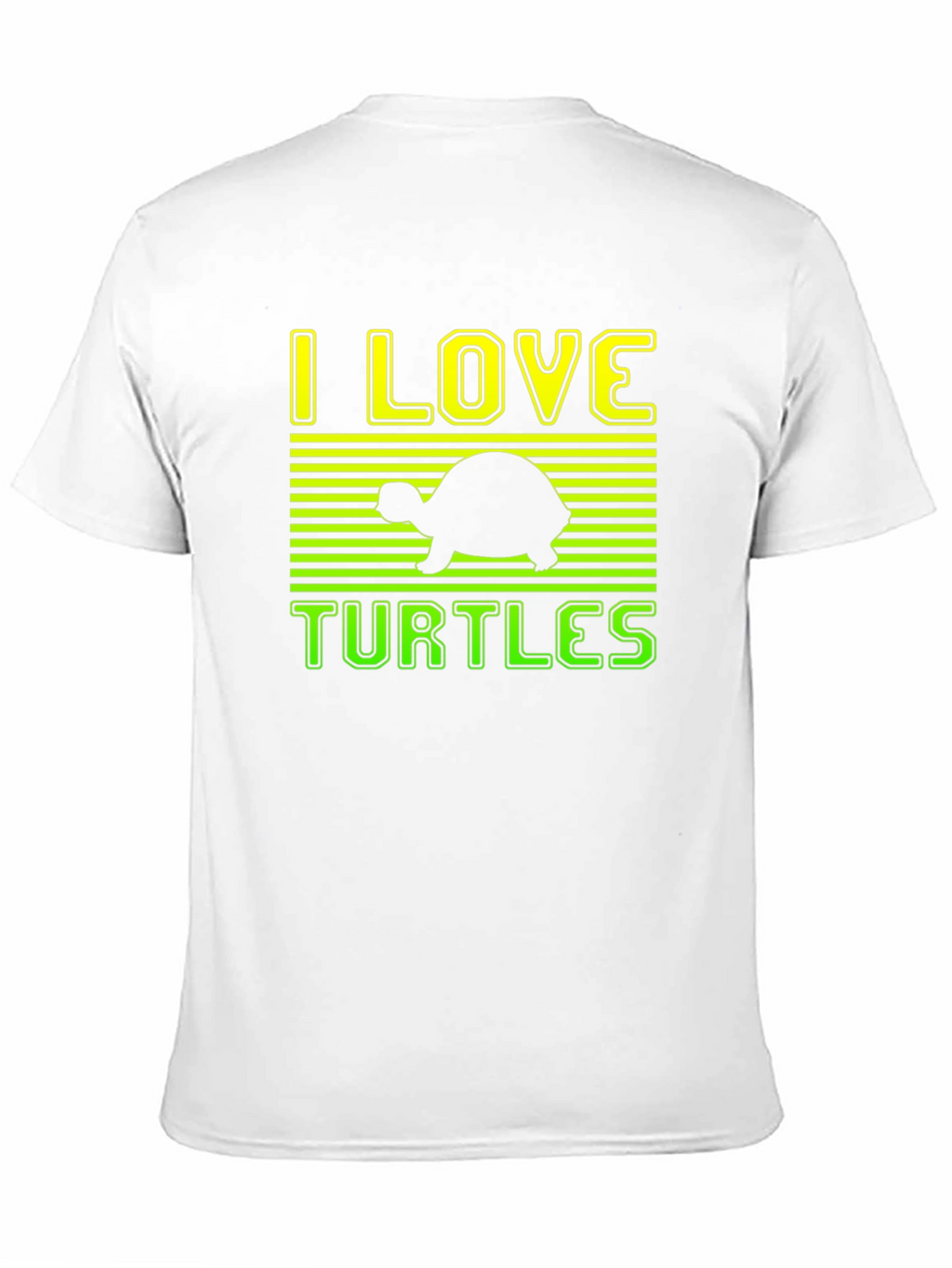 I Love Turtles Graphic Tee - Soft Cotton Blend