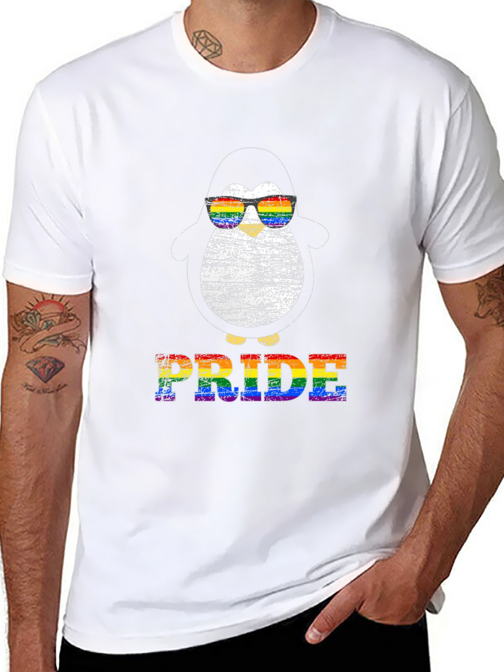 Pride Penguin Graphic Tee