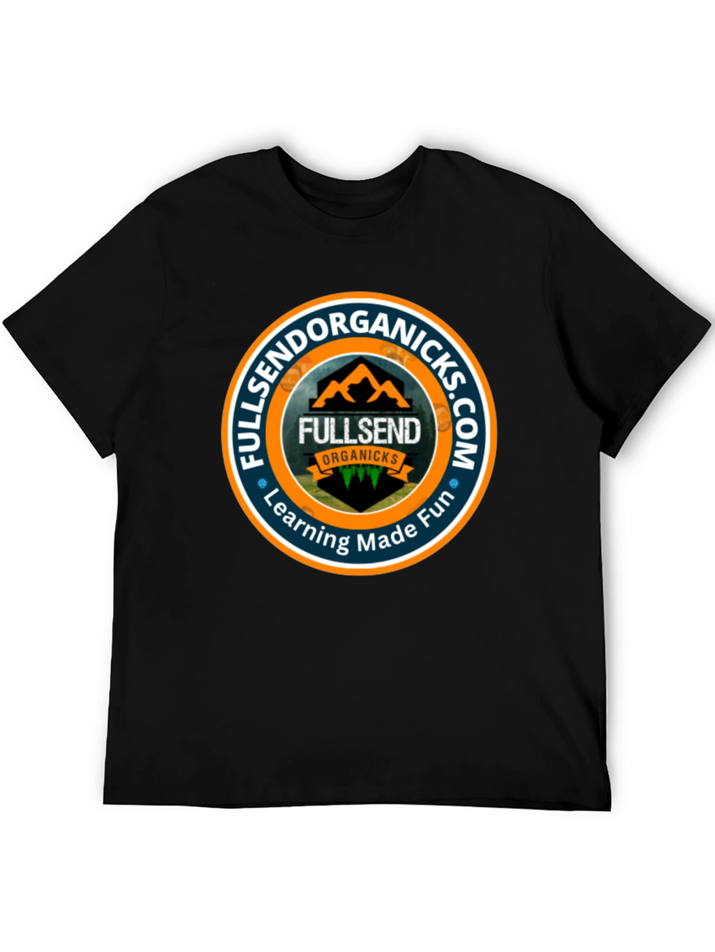 Fullsend Organicks Black T-Shirt