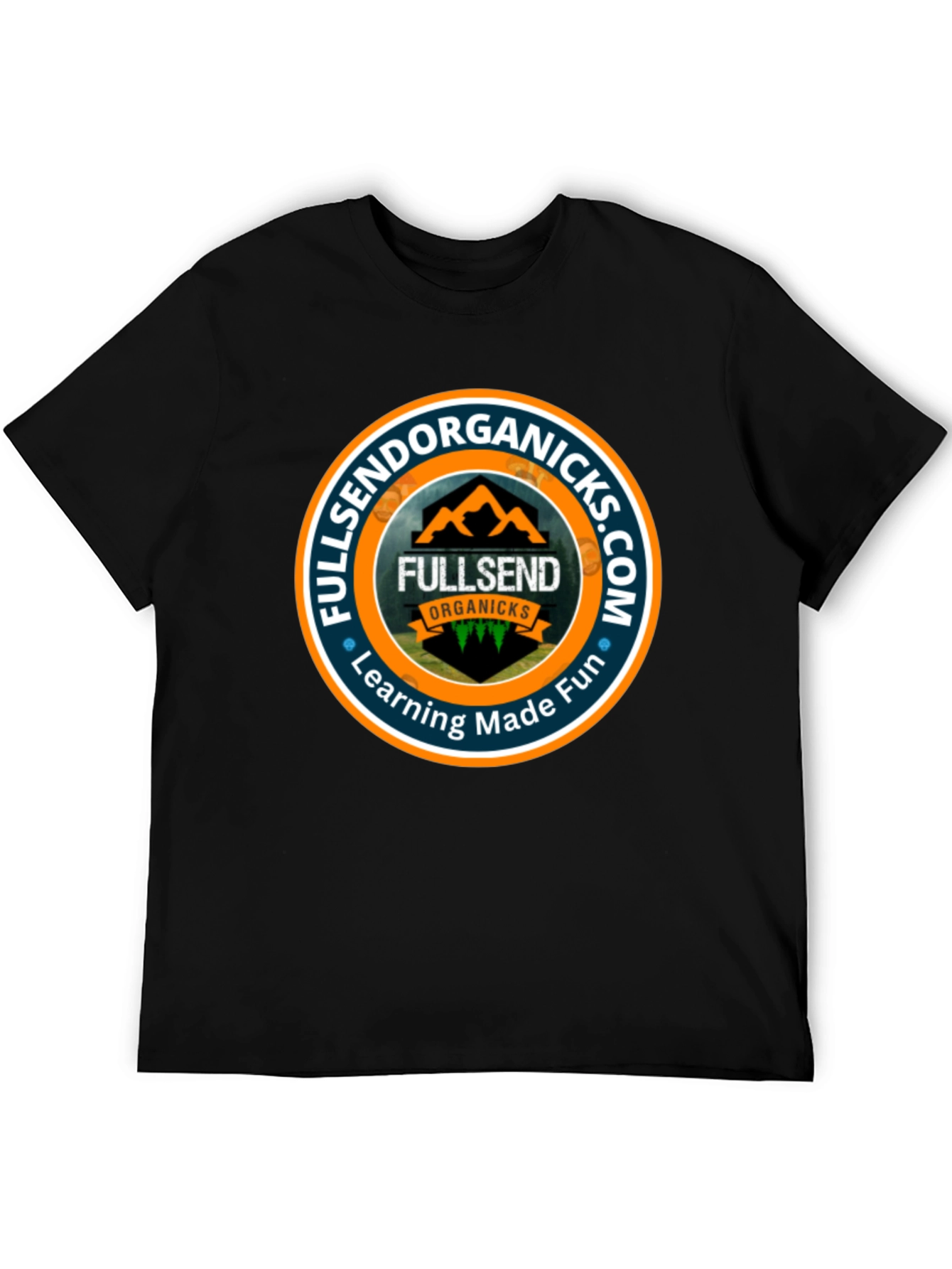 Fullsend Organicks Black T-Shirt