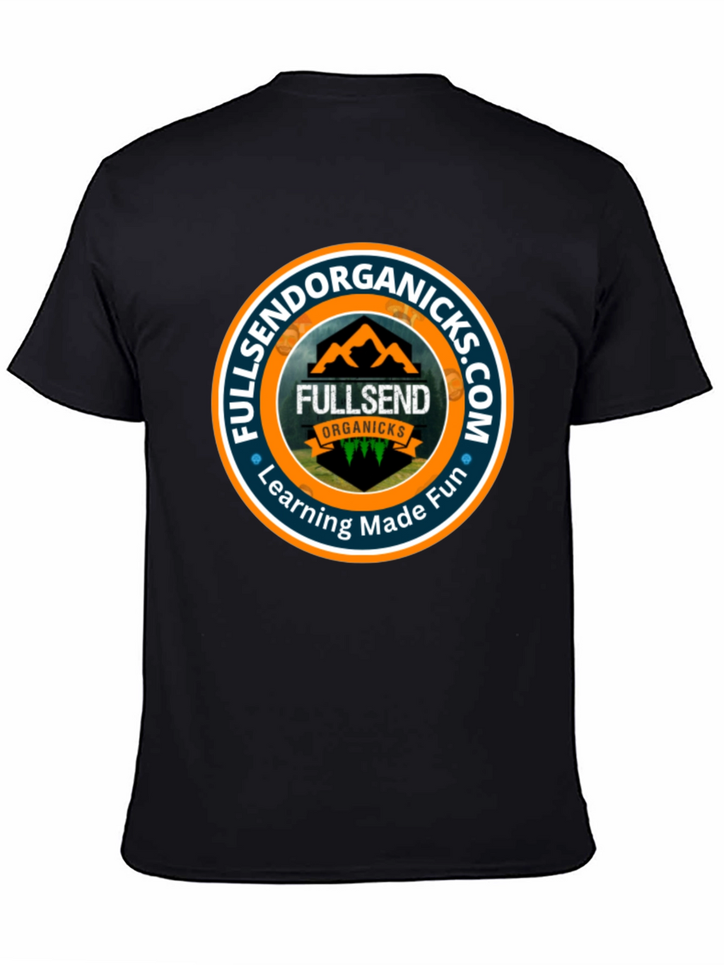 Fullsend Organicks Black T-Shirt