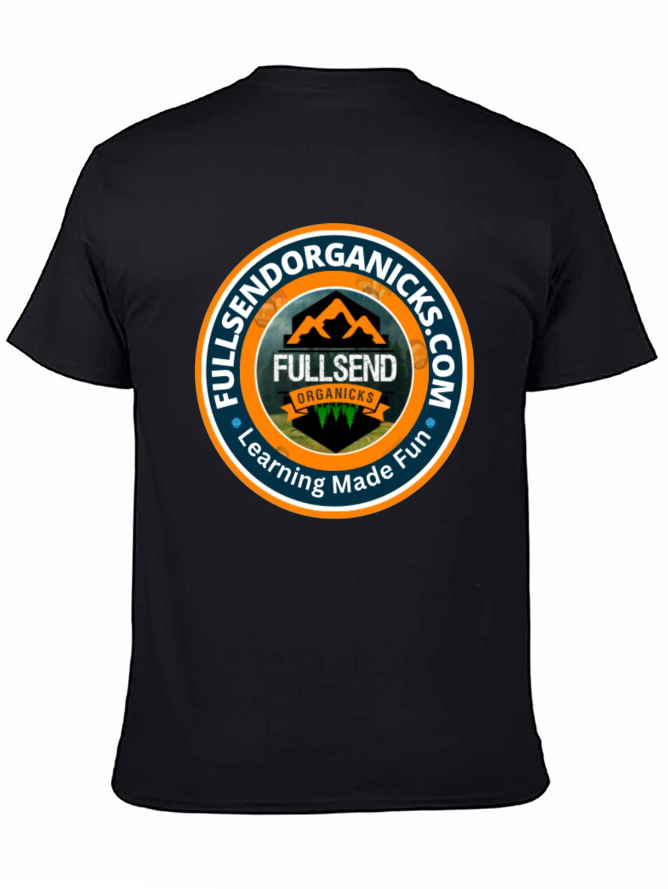 Fullsend Organicks Black T-Shirt