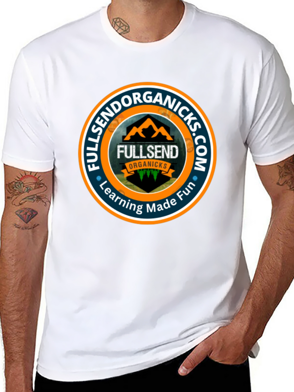 Fullsend Organicks Black T-Shirt