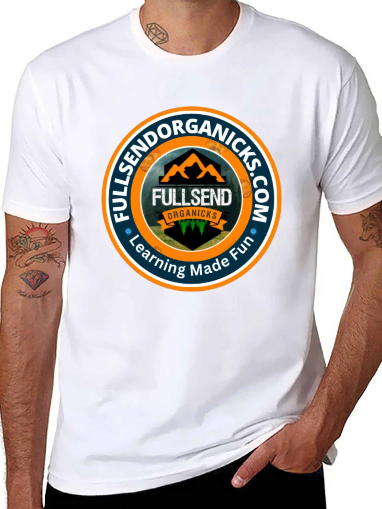 Fullsend Organicks Black T-Shirt