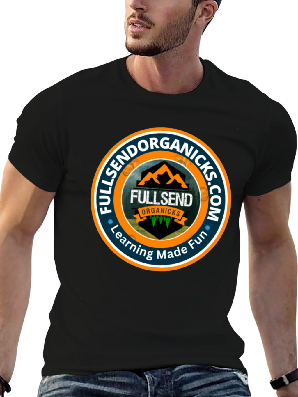 Fullsend Organicks Black T-Shirt