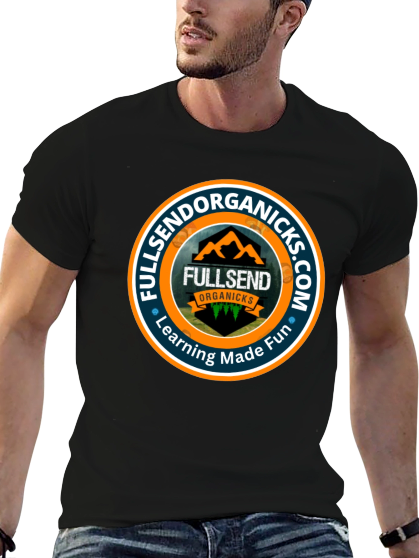 Fullsend Organicks Black T-Shirt