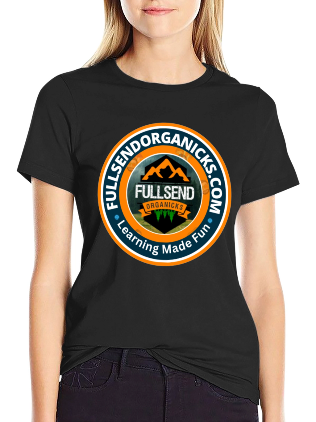 Fullsend Organicks Black T-Shirt