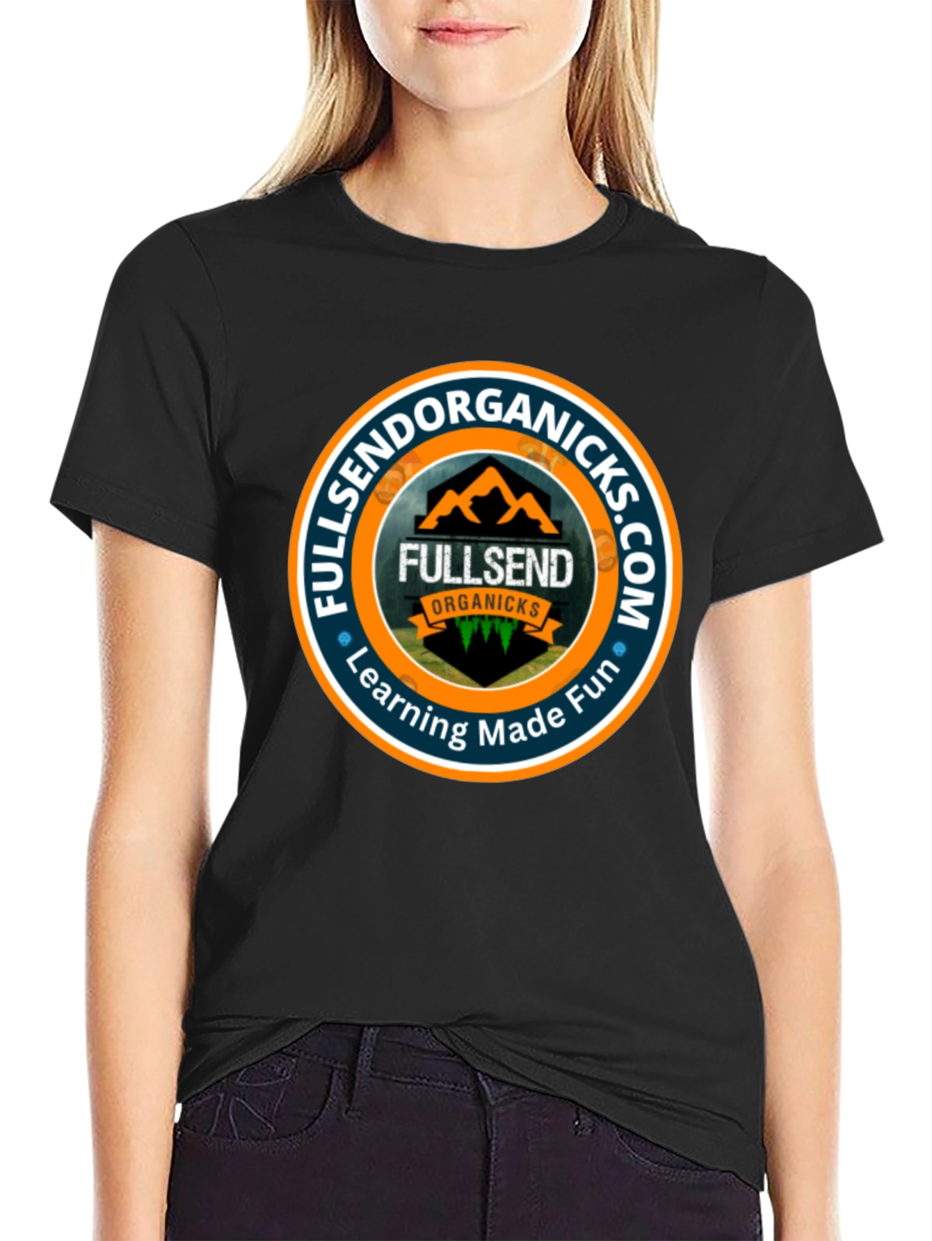 Fullsend Organicks Black T-Shirt