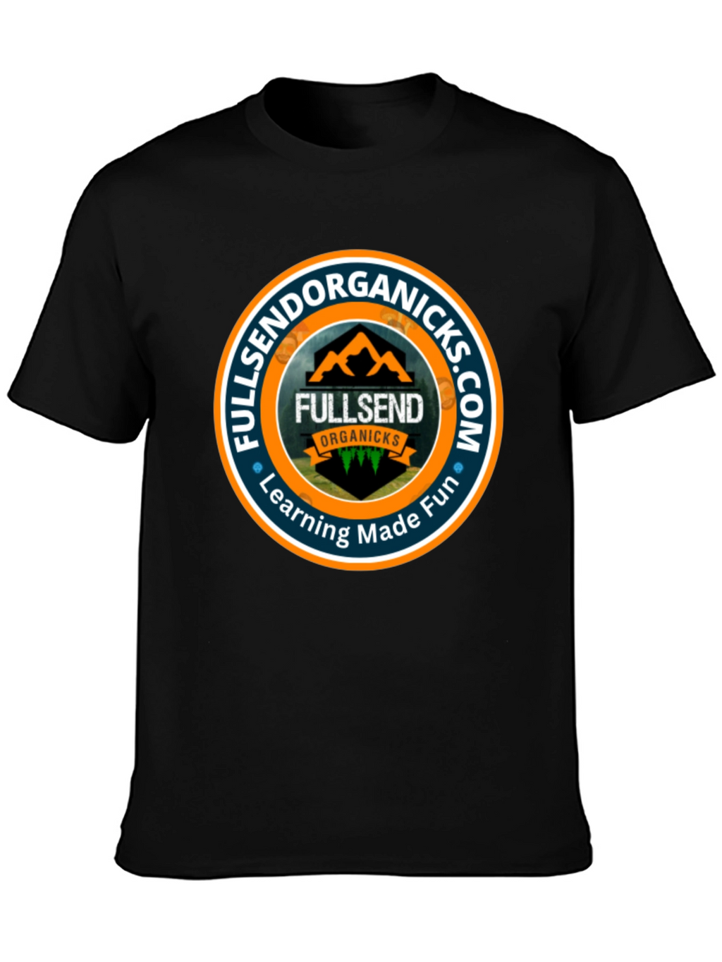 Fullsend Organicks Black T-Shirt
