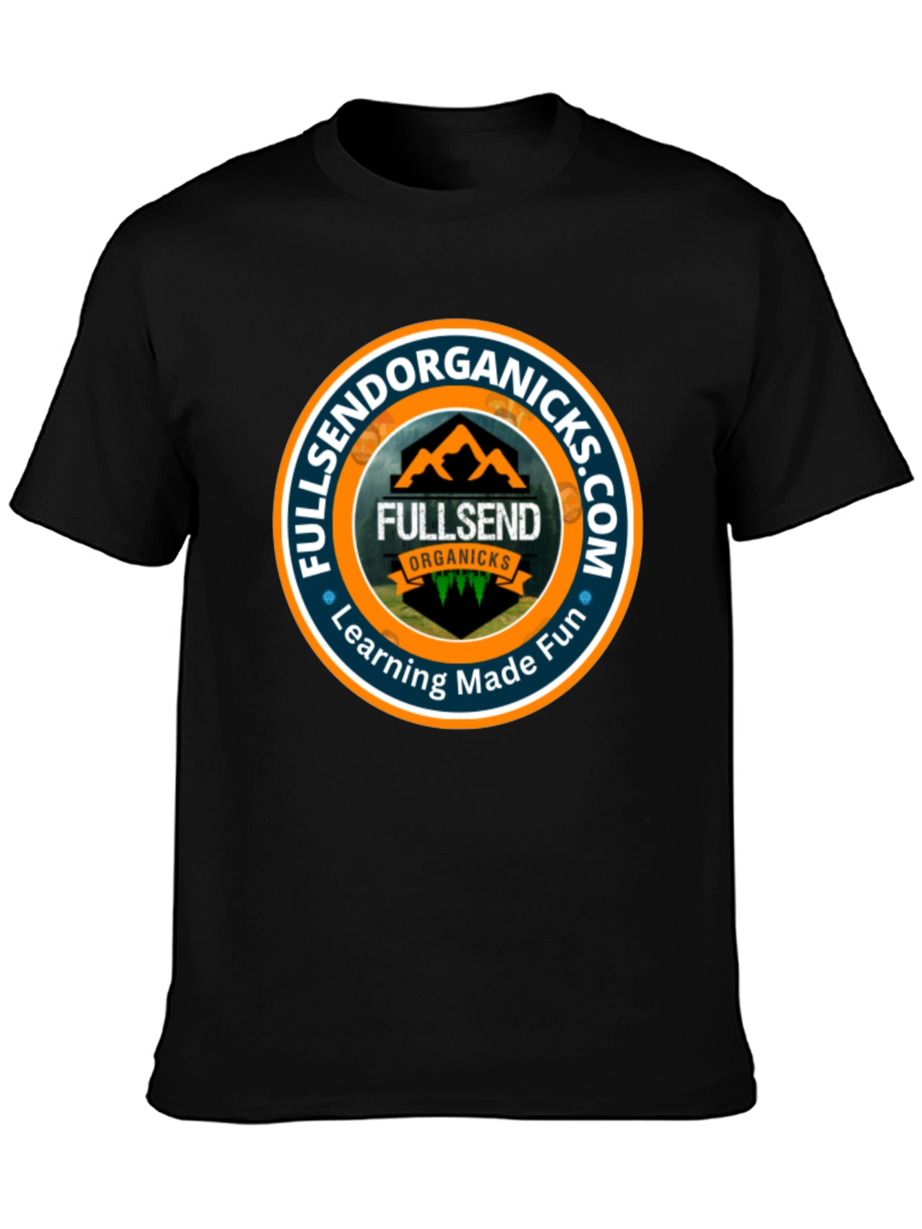 Fullsend Organicks Black T-Shirt