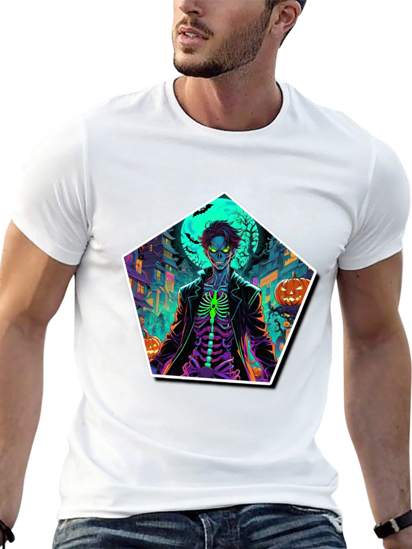 Halloween Skeleton T-Shirt: Spooky Season Style