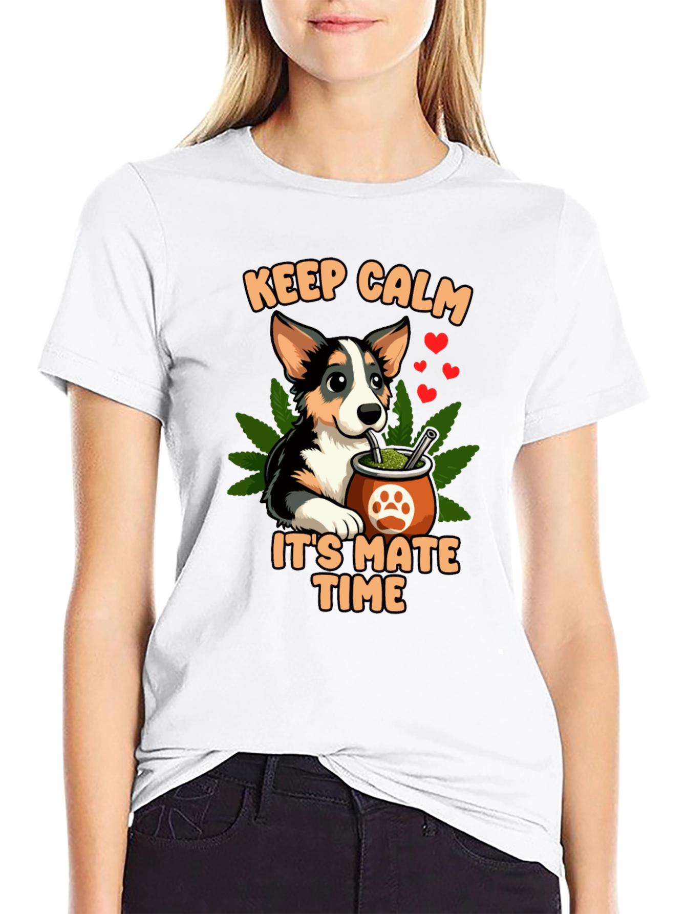 Keep Calm Its Mate Time Dog T-Shirt