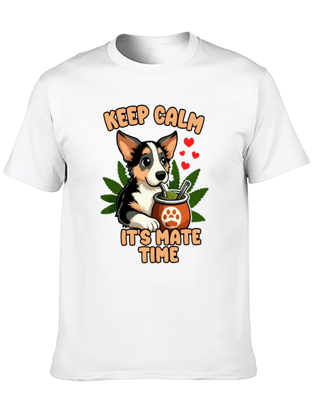 Keep Calm Its Mate Time Dog T-Shirt