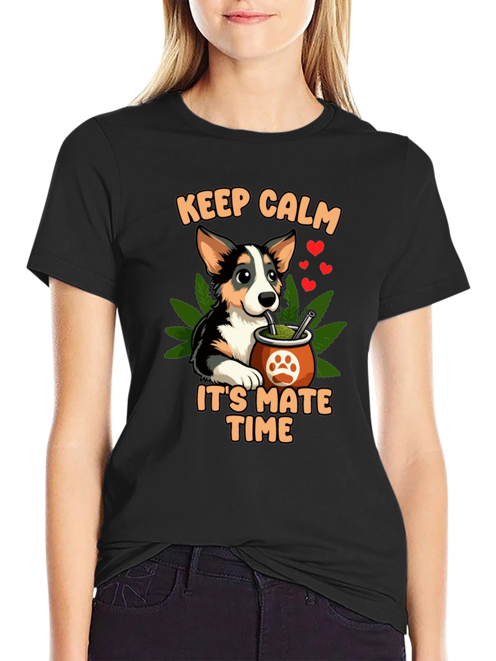 Keep Calm Its Mate Time Dog T-Shirt