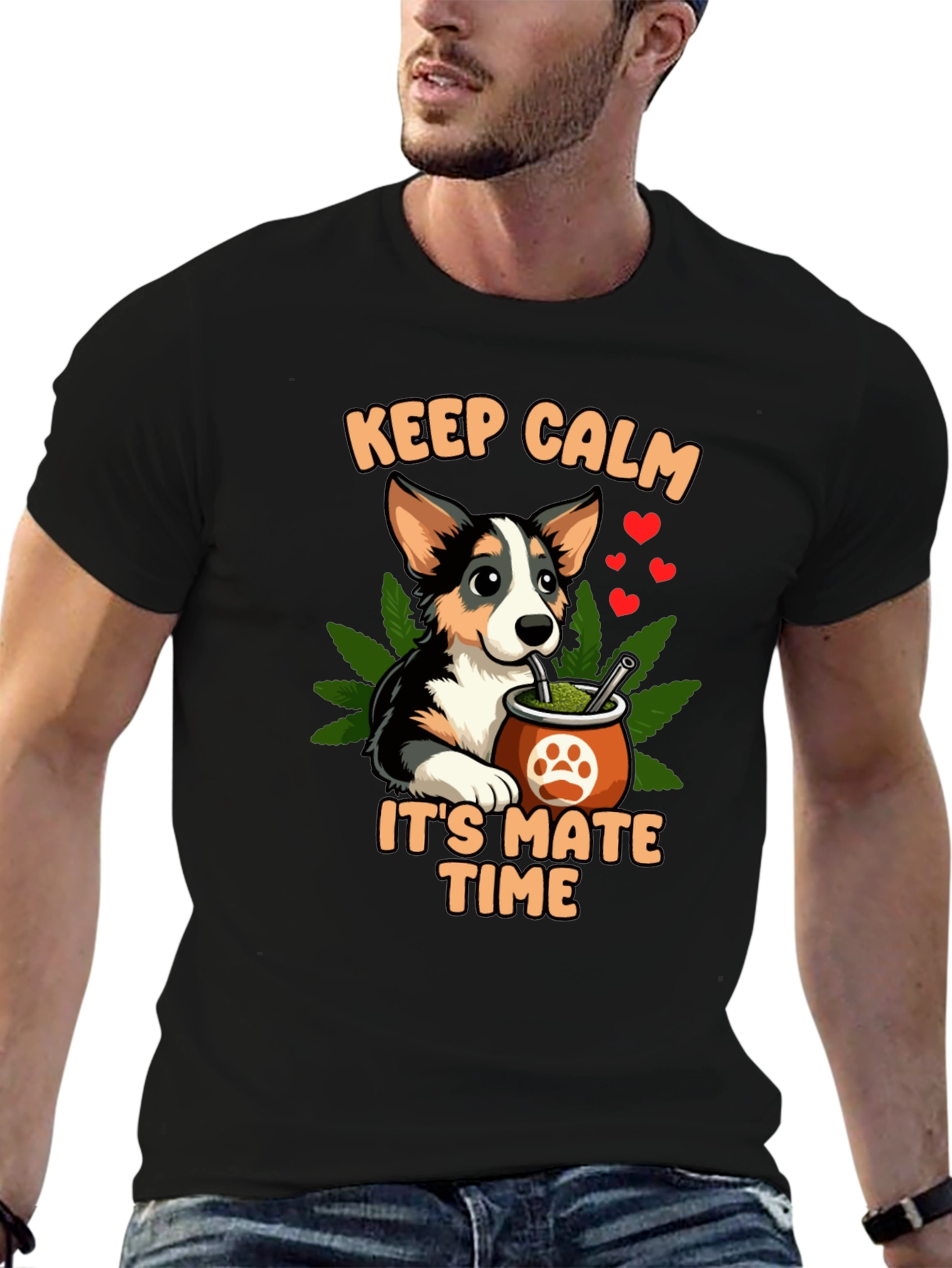 Keep Calm Its Mate Time Dog T-Shirt