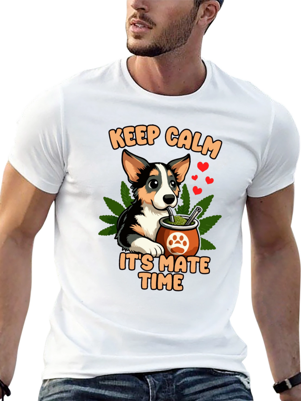 Keep Calm Its Mate Time Dog T-Shirt
