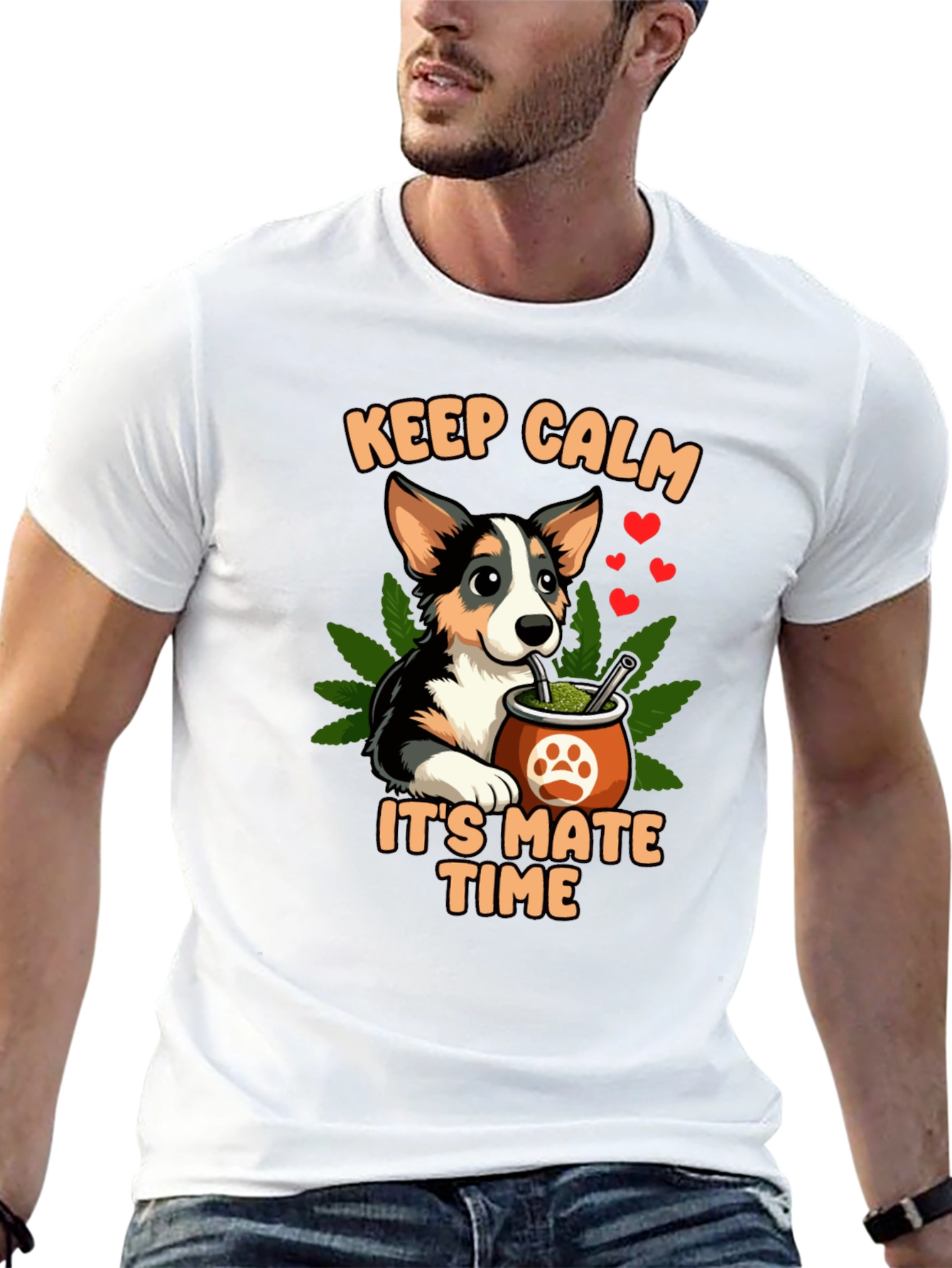 Keep Calm Its Mate Time Dog T-Shirt