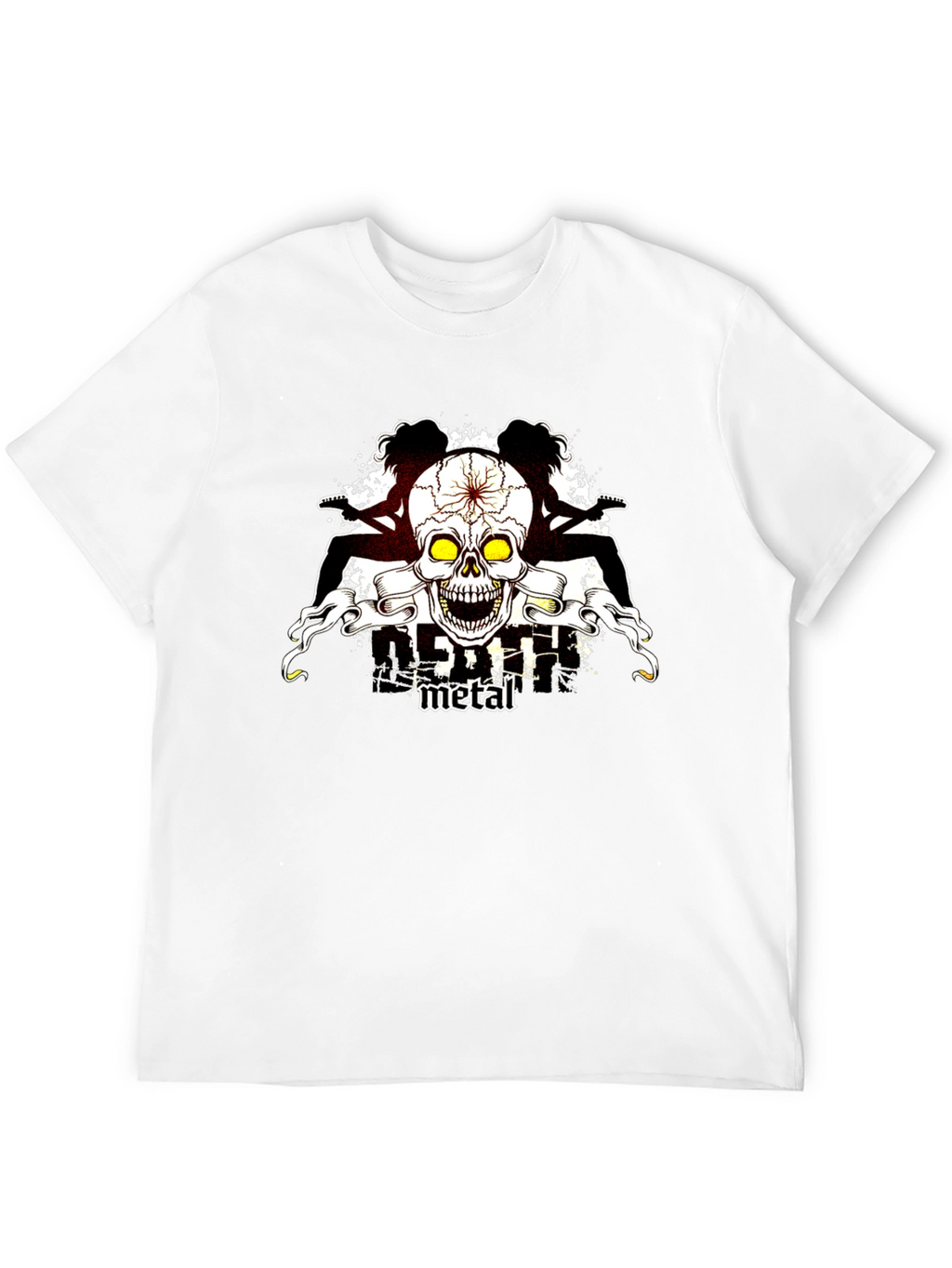 Skull Guitar Metal T-Shirt