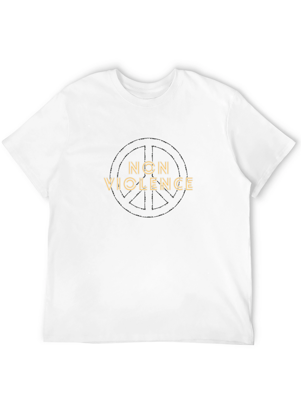 Non Violence T-Shirt: Peace Sign Graphic Tee