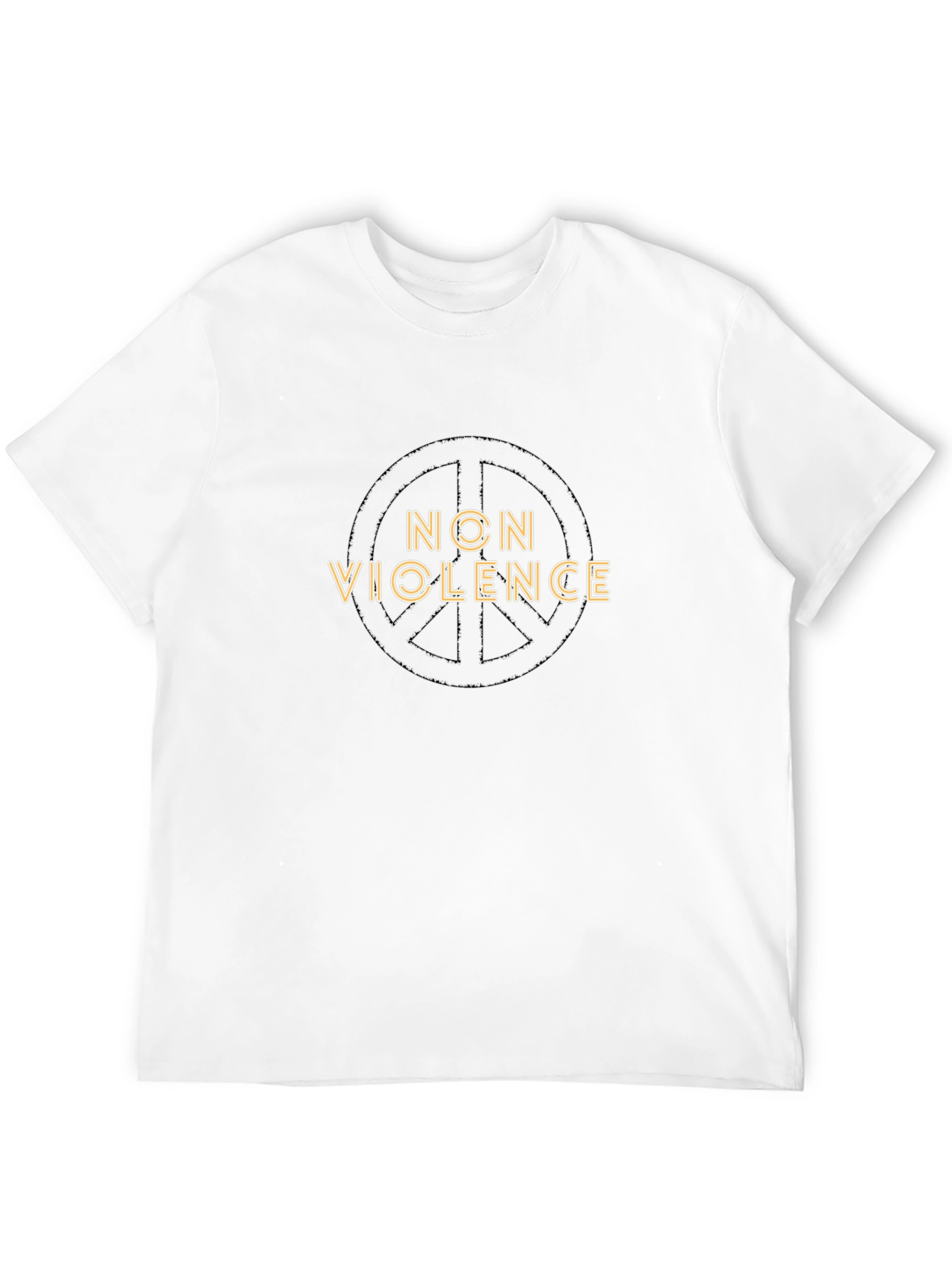 Non Violence T-Shirt: Peace Sign Graphic Tee