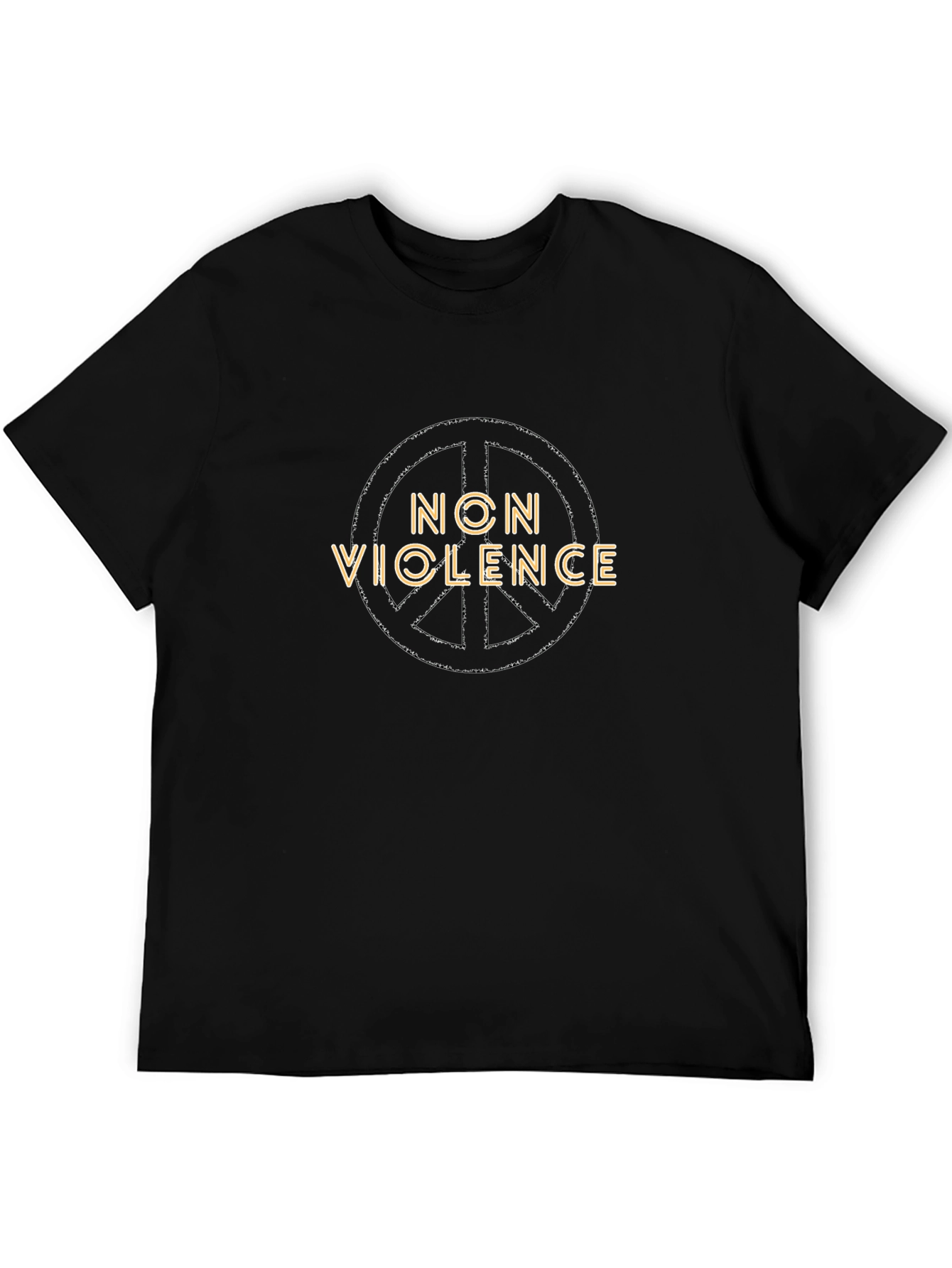 Non Violence T-Shirt: Peace Sign Graphic Tee