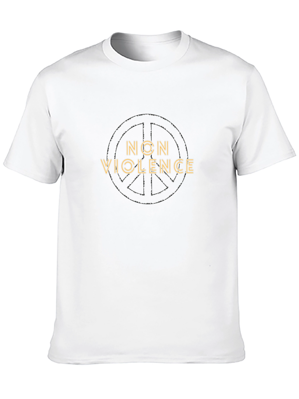 Non Violence T-Shirt: Peace Sign Graphic Tee