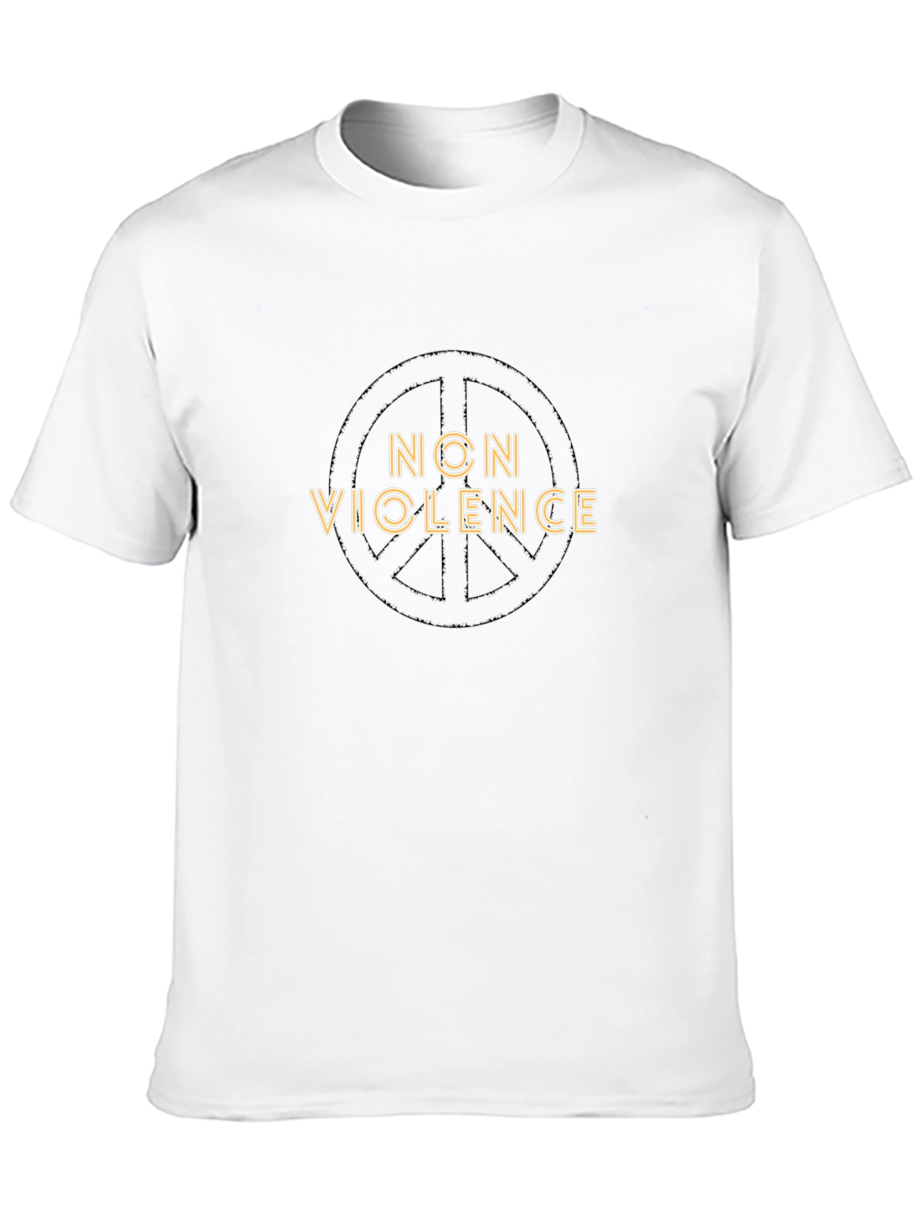 Non Violence T-Shirt: Peace Sign Graphic Tee