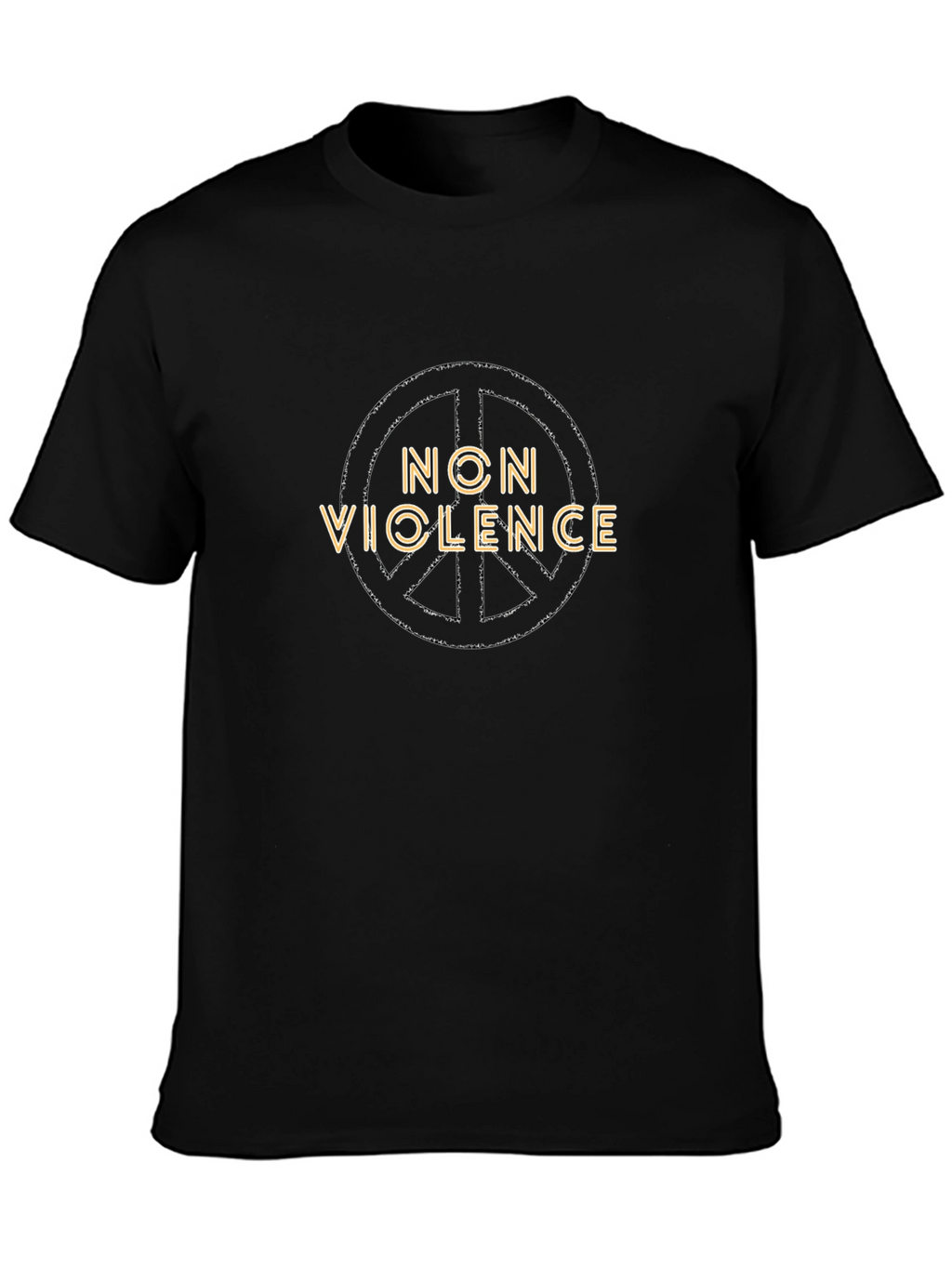 Non Violence T-Shirt: Peace Sign Graphic Tee