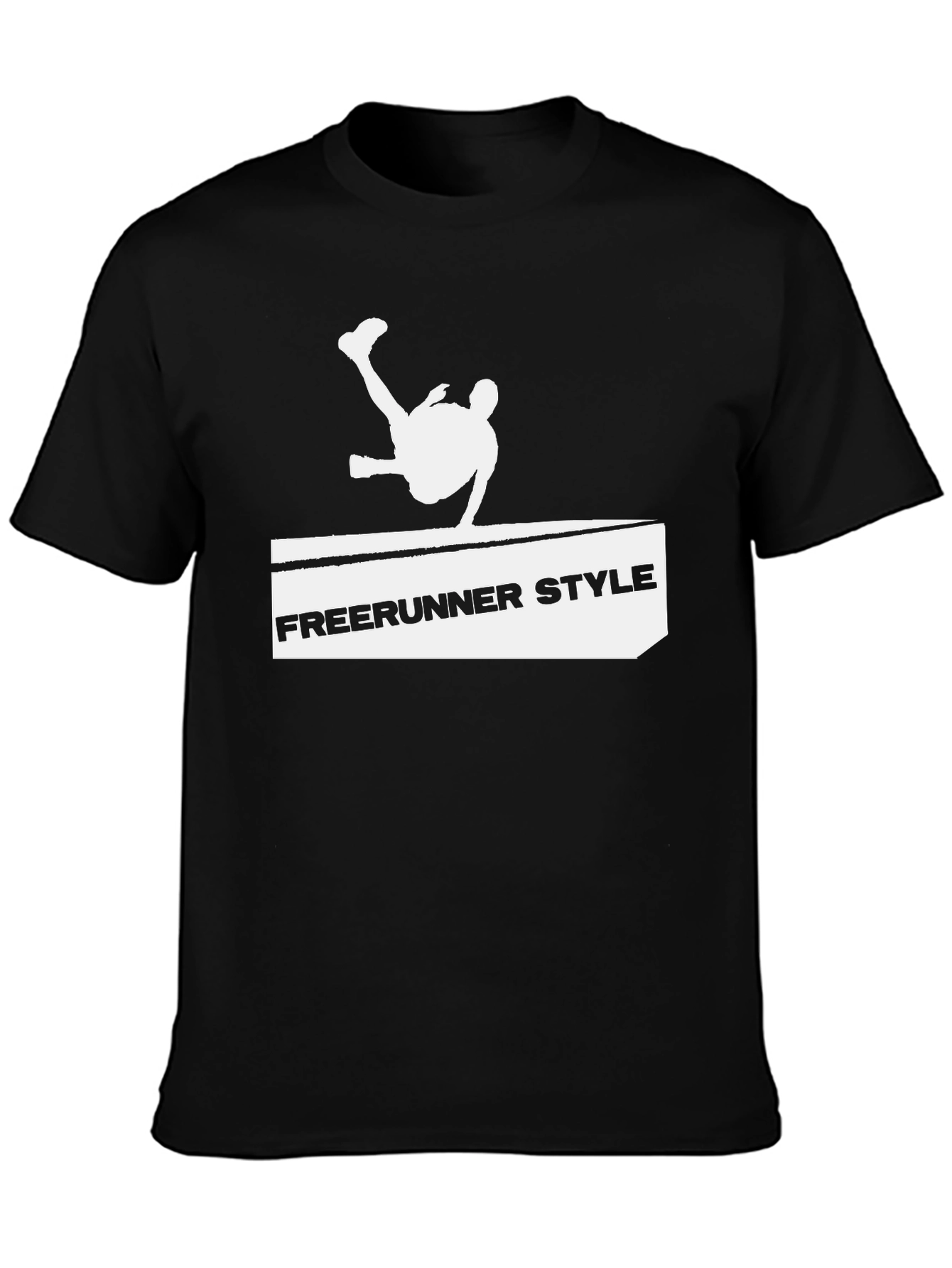 Freerunner Style Black T-Shirt