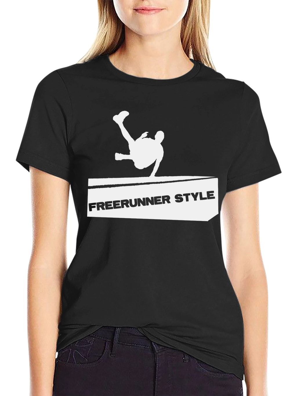 Freerunner Style Black T-Shirt