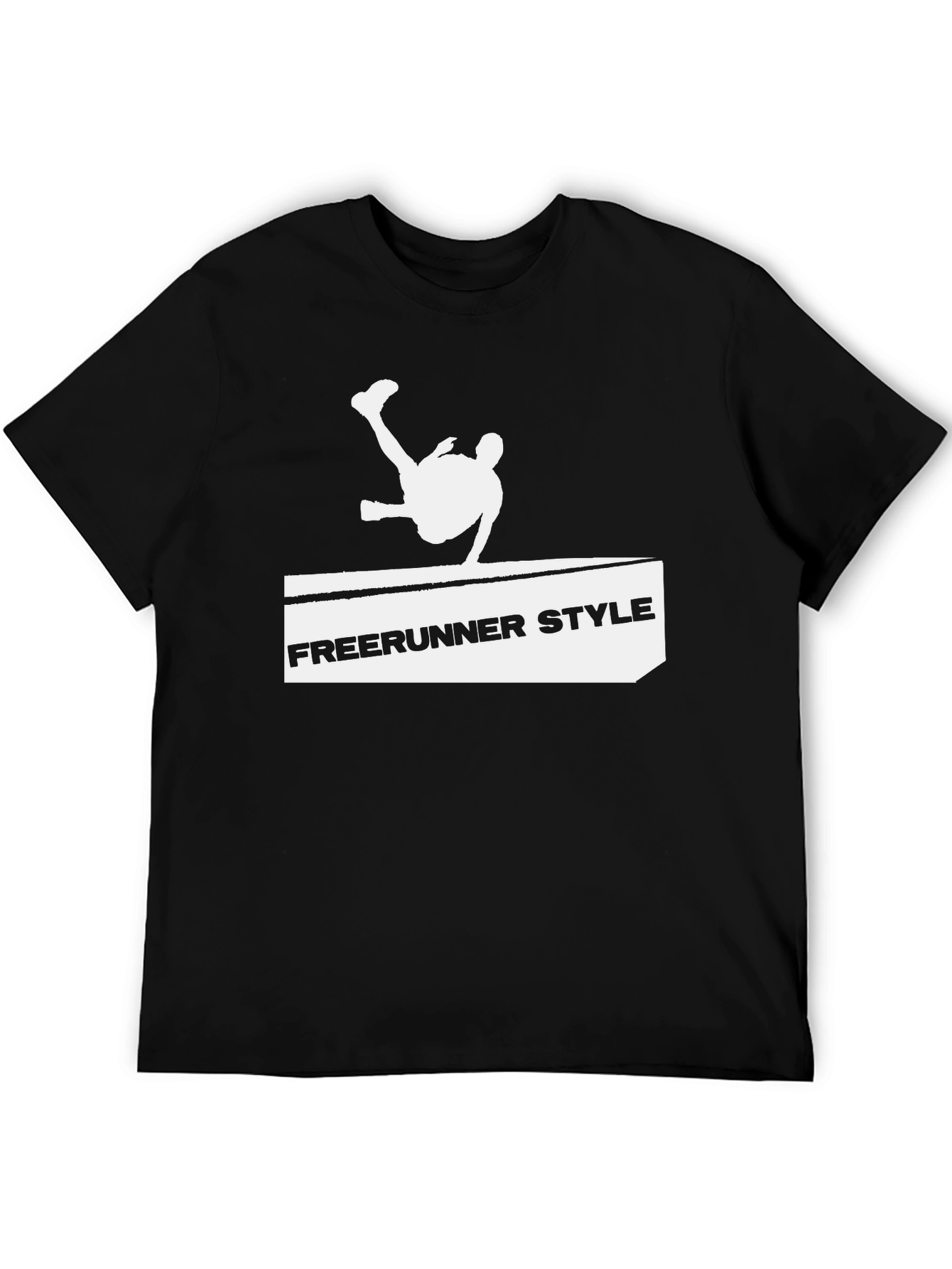 Freerunner Style Black T-Shirt