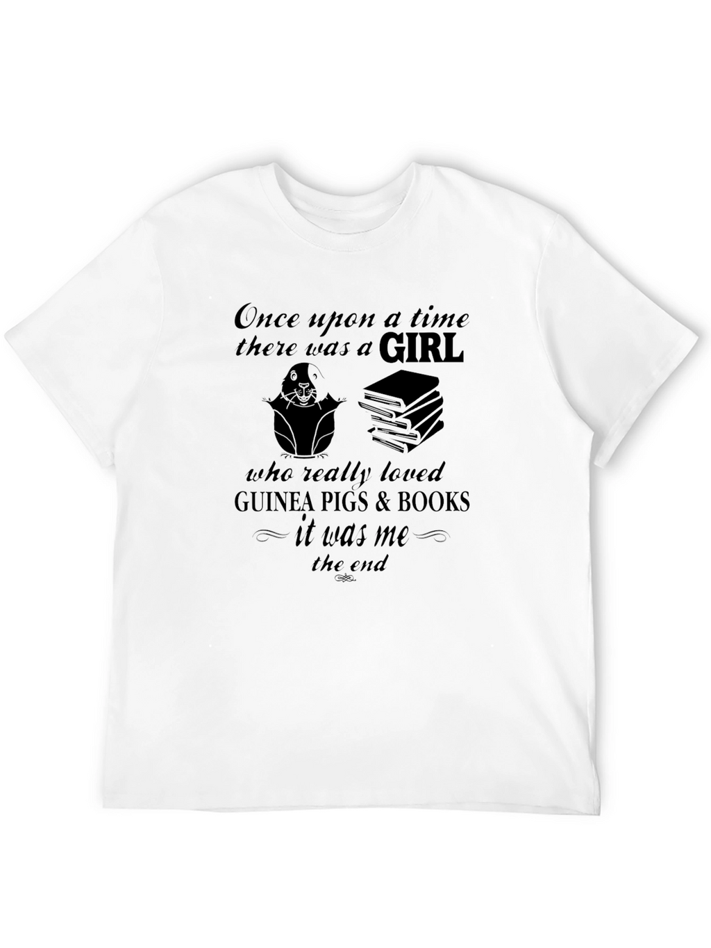 Guinea Pig & Book Lovers T-Shirt