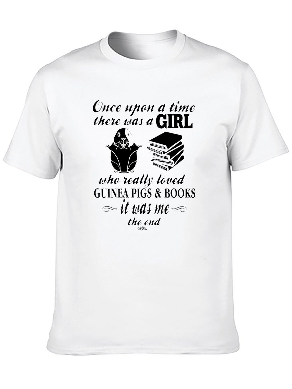 Guinea Pig & Book Lovers T-Shirt