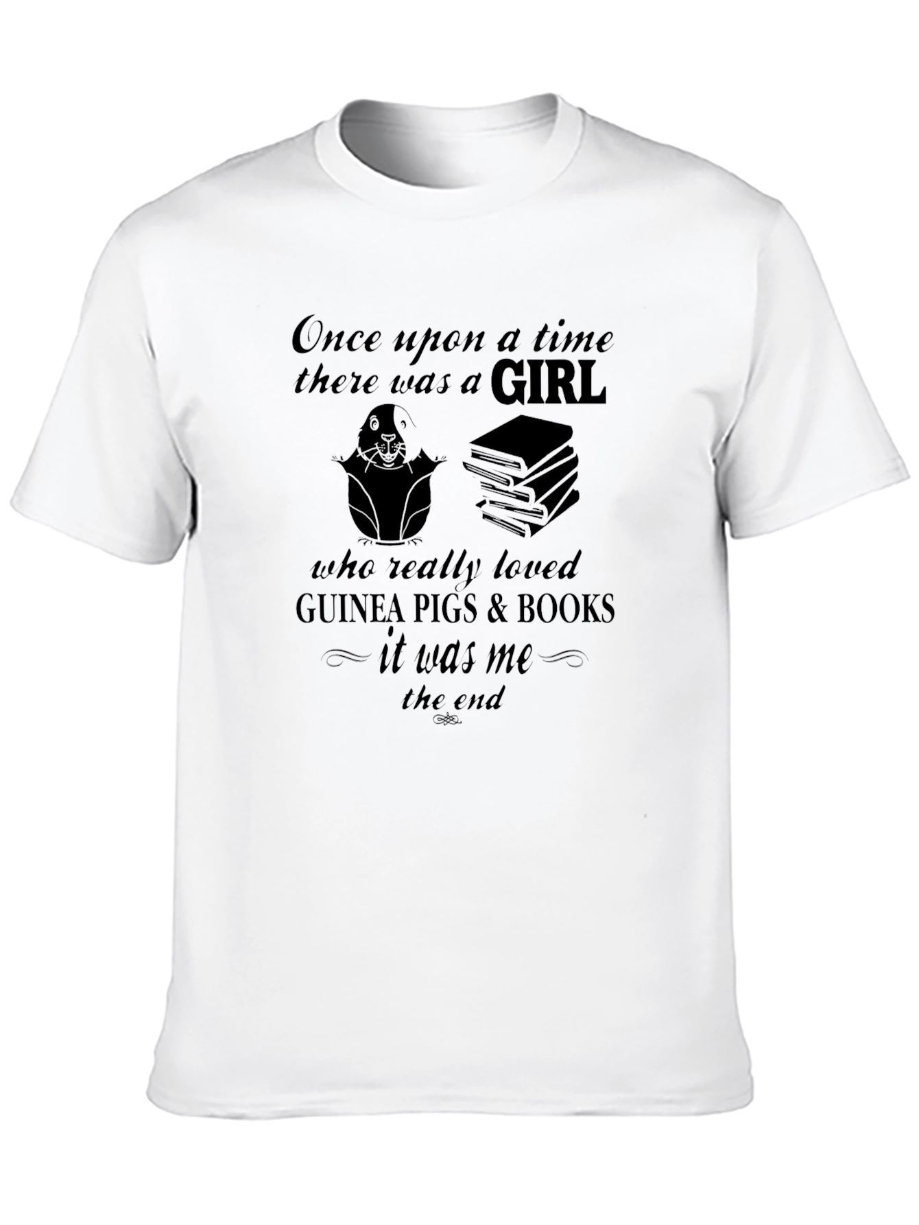 Guinea Pig & Book Lovers T-Shirt