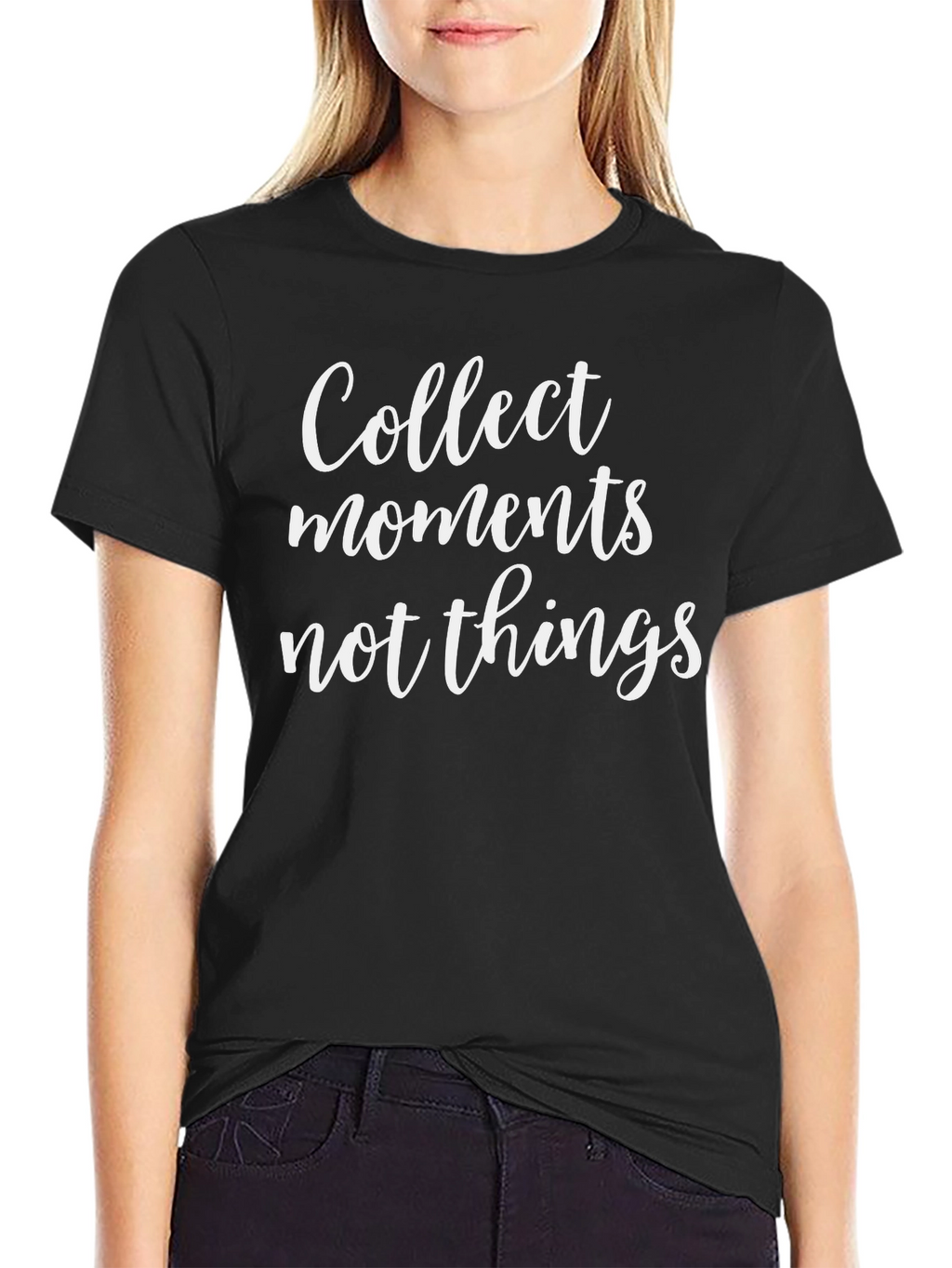 Collect Moments Graphic Tee - Motivational Shirt