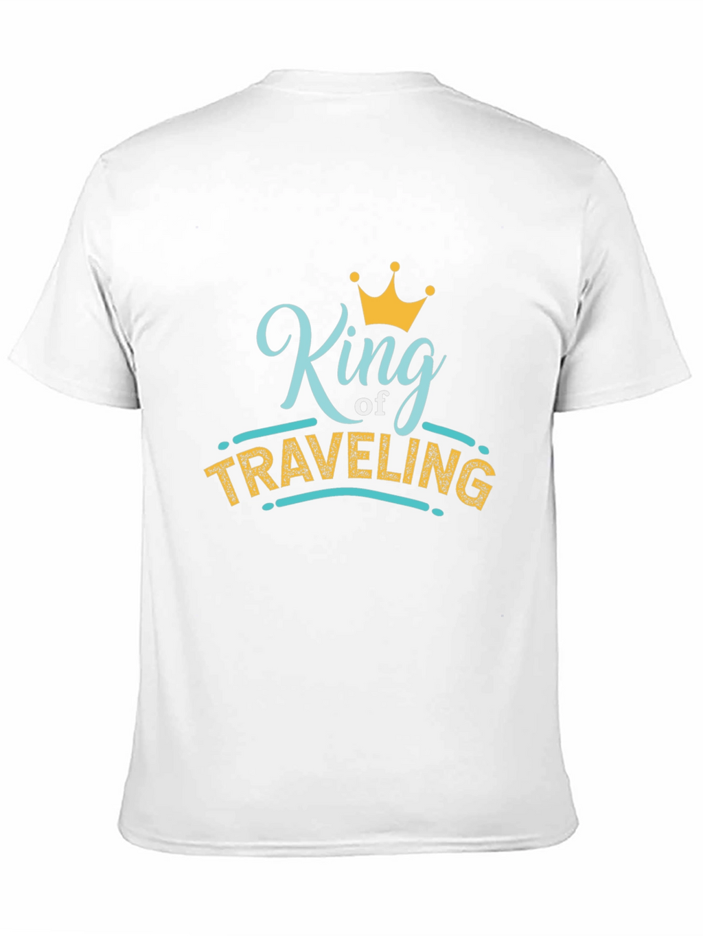 King of Traveling Black Graphic T-Shirt