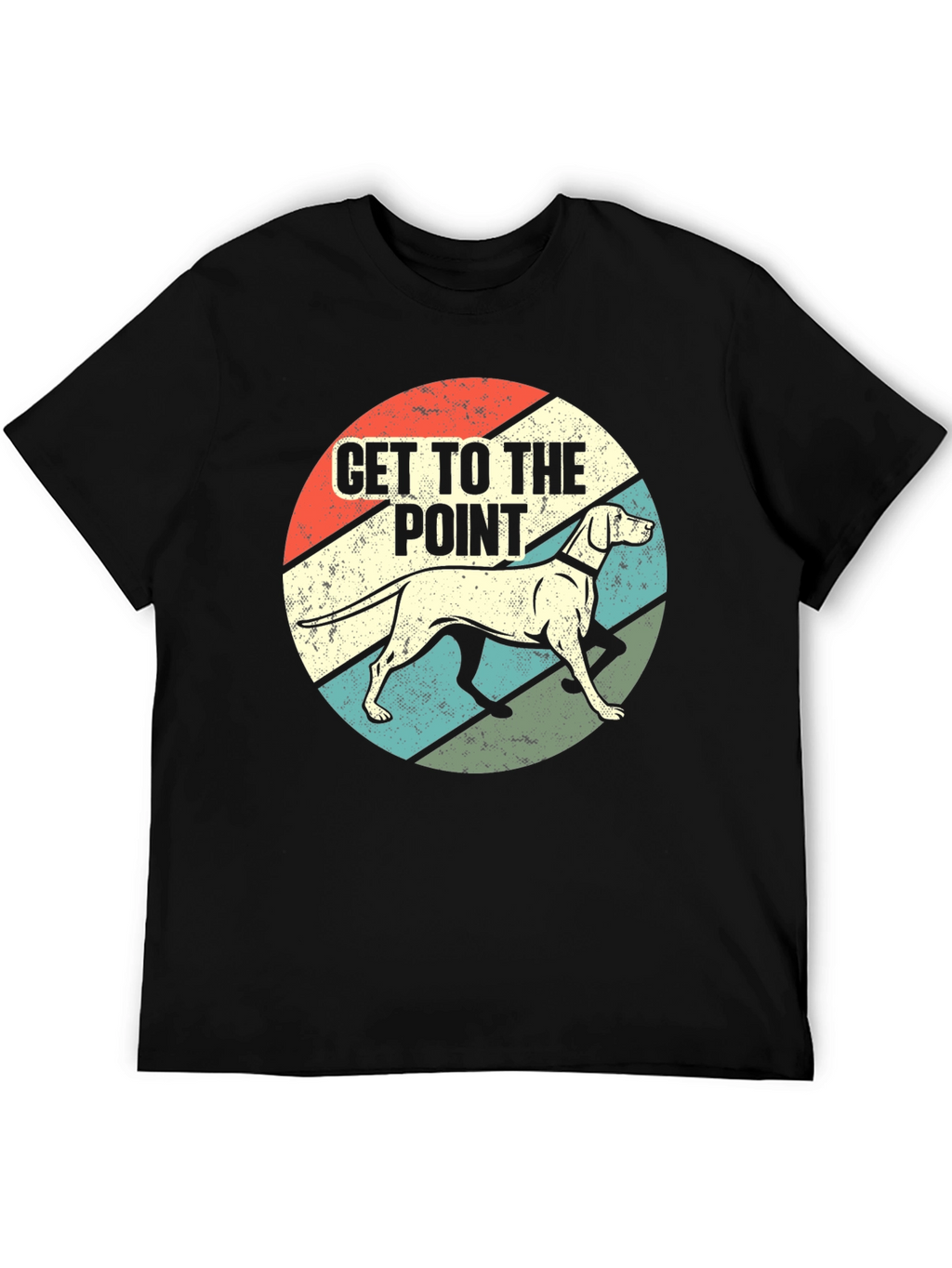 Get to the Point Dog Graphic T-Shirt