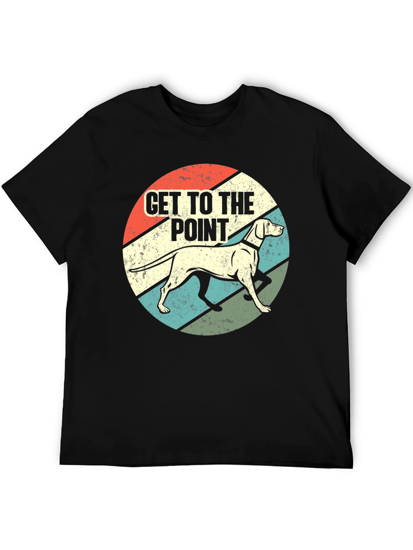Get to the Point Dog Graphic T-Shirt
