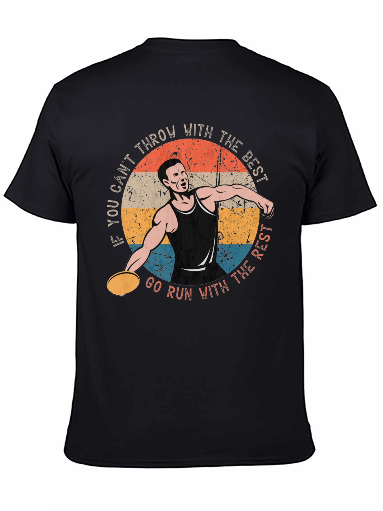 Discus Thrower Graphic T-Shirt - Throw With The Best
