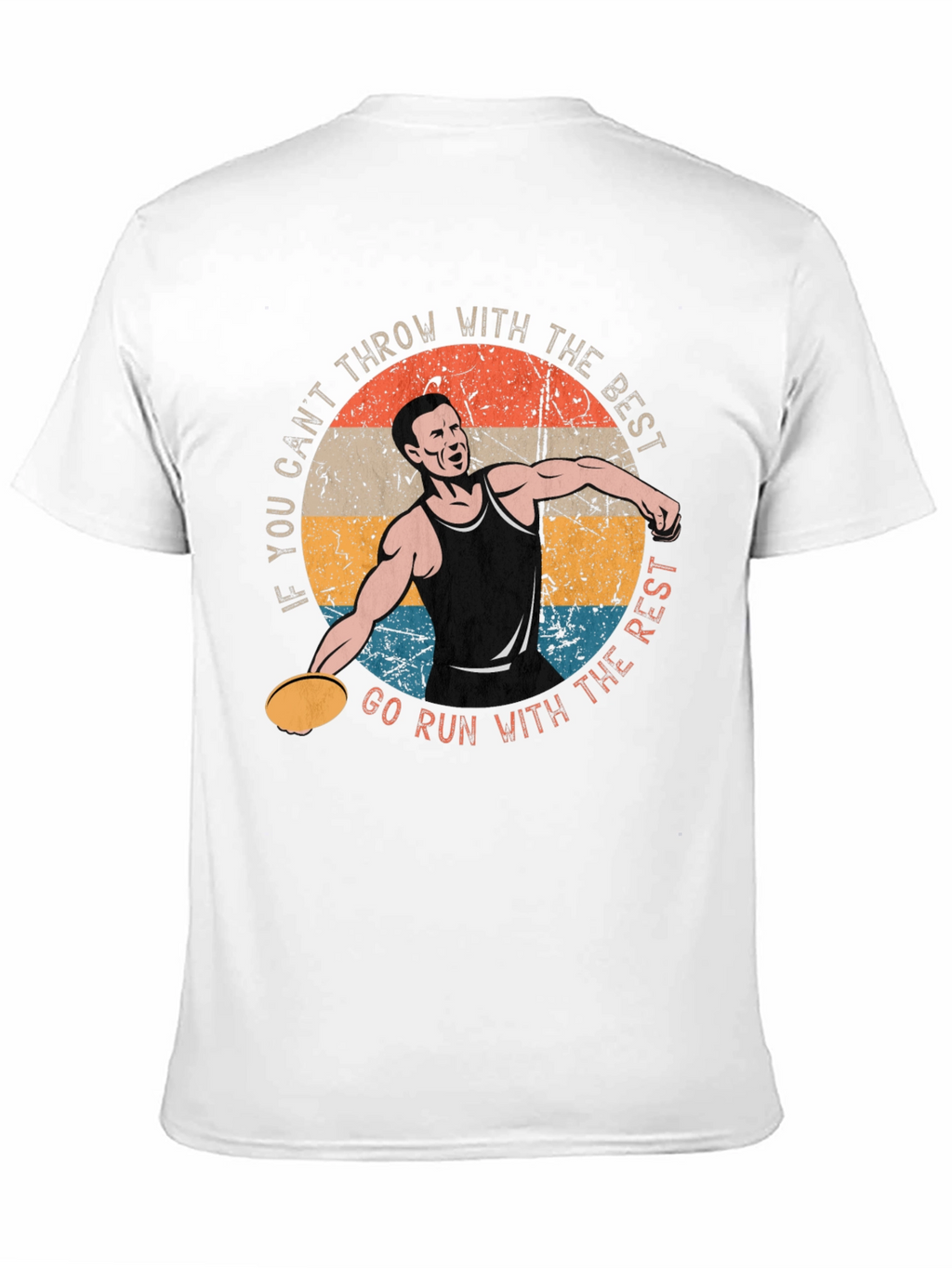 Discus Thrower Graphic T-Shirt - Throw With The Best